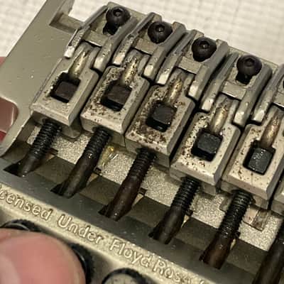 1990's Japan Ibanez RG570 RG Series Satin Original Edge Floyd Rose Tremolo Bridge image 17