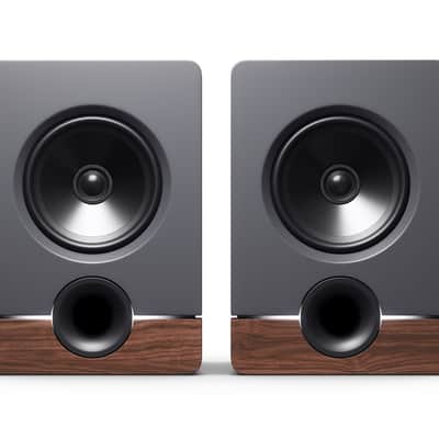 Output Frontiers 6.5” Grey with walnut base image 5