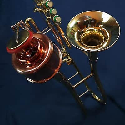 Jazzophone USA made Jazzophone 2024 Yellow Brass Saxophone Trumpet image 3