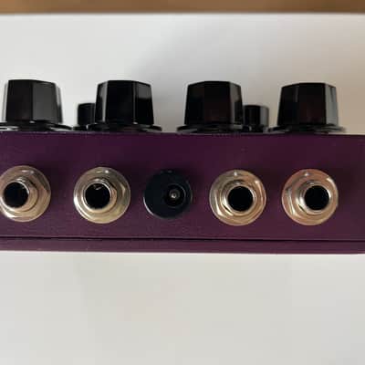 Analogman King of Tone V4 with Four Jack and Red Side High gain Option 2025 - Classic purple with gold logos image 2