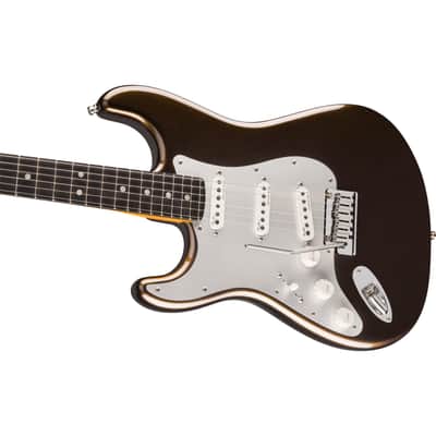 Fender American Ultra II Stratocaster Lefthand EB Texas Tea - Electric Guitar image 4