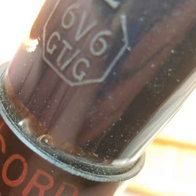 Tung-Sol Tight Matched Pair (2) 6V6GT/G tNOS AT1000 TESTED Vacuum Tubes greyglass WWII era Beam Power 6V6 1942-1952 image 16
