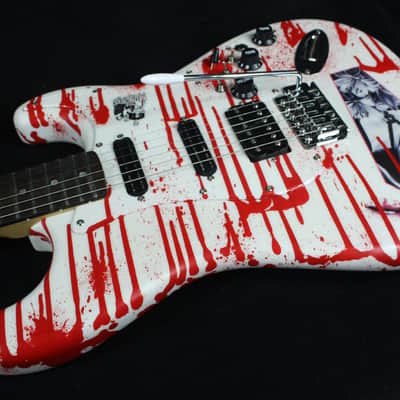 Custom Painted and Upgraded 2024 Fender Squier Strat With Matching Headstock image 17