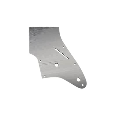 HH Metal Guitar Pickguard 11 Hole with Covered Humbucker 2-Pot Layout - for Fender Squier Strat Style Electric Guitar Stainless Steel image 2