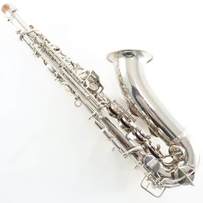 C.G. Conn F-Mezzo Soprano Saxophone SN 219320 ORIGINAL NICKEL! GORGEOUS image 5