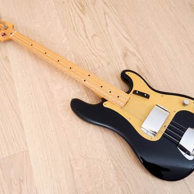 1983 Fender Precision Bass '57 Vintage Reissue Fullerton Black Over Fiesta Red 100% Original w/ohc image 13