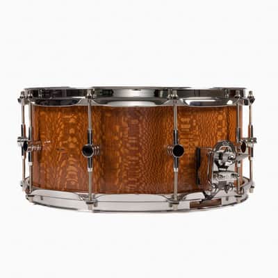 Old Star Drum Co. Leopardwood Stave Snare 2023 - High Gloss image 2