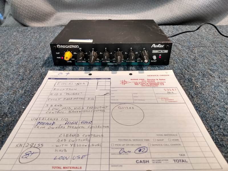 Rocktron ProRax EQ3 Fully Parametric EQ w/ Power Supply (Pro Serviced) image 1