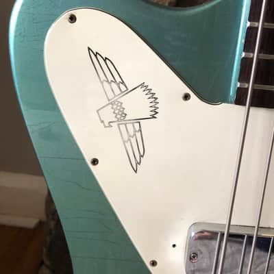 Gibson Thunderbird II 1965 - Nitro Pelham Blue (refin) image 5