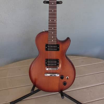 Vintage Hondo 732 Deluxe LP late 70's early 80's Natural Brown OHSC. image 3