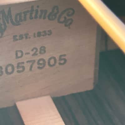 *Mint* Martin D-28 Satin Standard Series Acoustic Guitar 2026 - Satin Natural with Aging Toner image 16