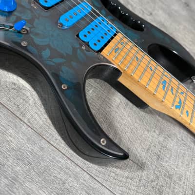 Ibanez JEM Steve Vai JEM77 1991 - Blue Floral Pattern - 1st Year! image 10