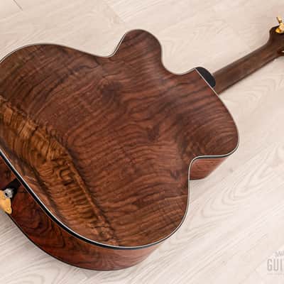 Harvey Leach Cutaway Archtop 17" Carved Acoustic Electric Guitar Sunburst w/ Benedetto, Case image 14