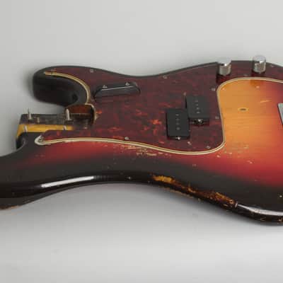 Fender Precision Bass Solid Body Electric Bass Guitar (1964), ser. #L38032, original black tolex hard shell case. image 16