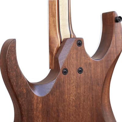10S HuYang (Mega Soul) Single Humbucker Baritone – HYMM Custom Electric Guitar - Satin Black image 5