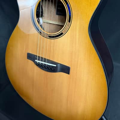 Yamaha TAS1 C TransAcoustic Folk Cutaway Acoustic-Electric Guitar Sand Burst Finish w/ Soft Case image 7