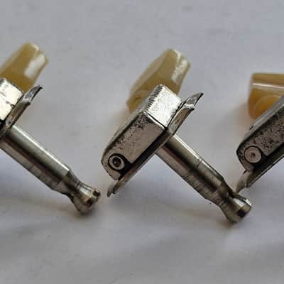 Kluson set of 6 (3+3) no line single ring tuners - 1953 - to mid 1956 image 10