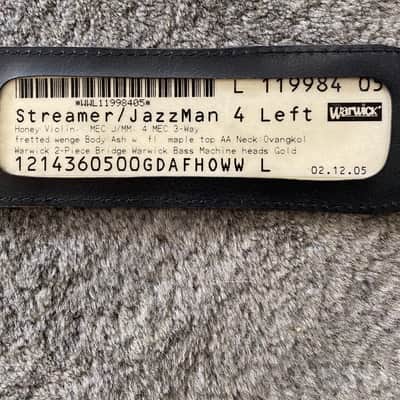 Warwick Streamer LX JazzMan Left Handed image 7
