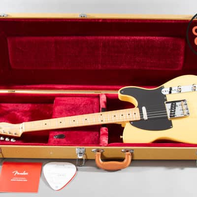 2020 Fender MIJ Japan Heritage ’50s Telecaster Butterscotch Blonde w/ Tweed HSC image 2