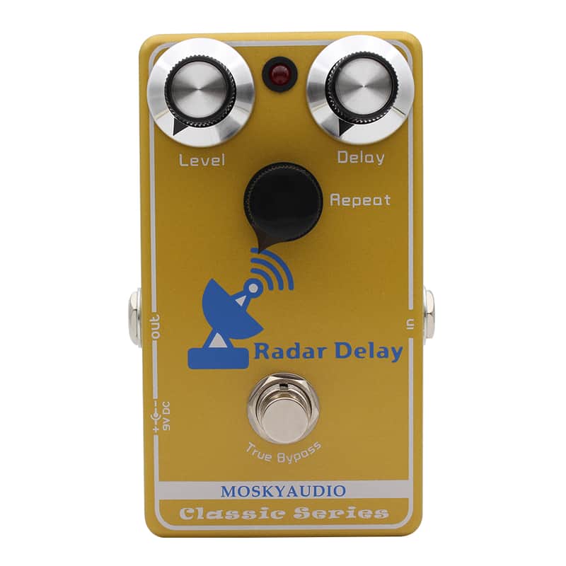 Mosky Radar Delay BBD Delay Effect Pedal True Bypass,price include the import duty for US buyer image 1
