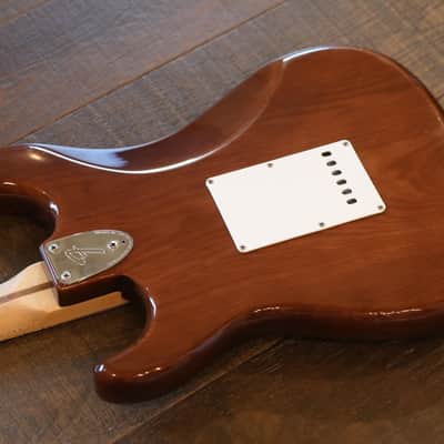 Vintage! 1977 Fender Stratocaster Double-Cut Electric Guitar Mocha Brown + OHSC image 14
