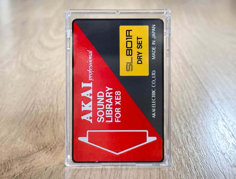 Akai XE8 // SL801R - Dry Set // Sound Library Waveform ROM Data Memory Card image 1