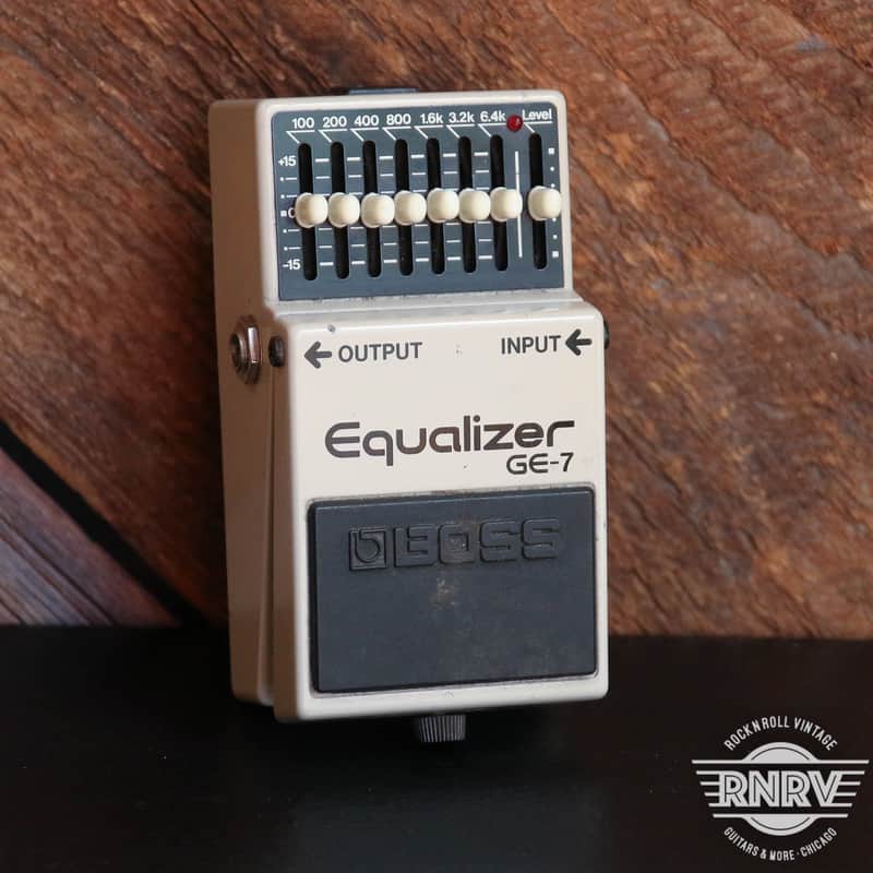 Boss GE-7 Equalizer (Black Label) 1981 - 1992 - Grey | Reverb
