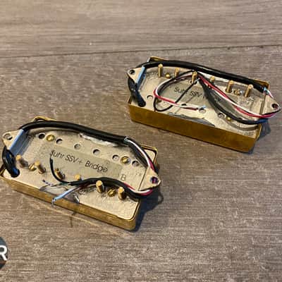 Suhr SSV/SSV+ pickup set, Gold Covers! image 2