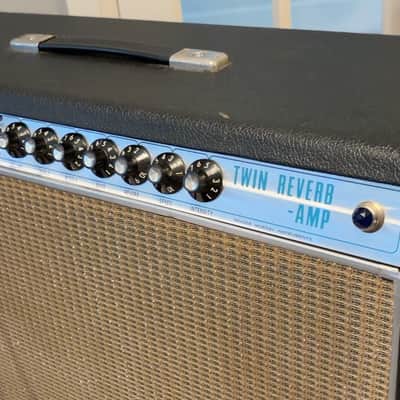 1968-69 Fender Twin reverb vintage JBL speaker amp cabinet •VIDEO• image 9
