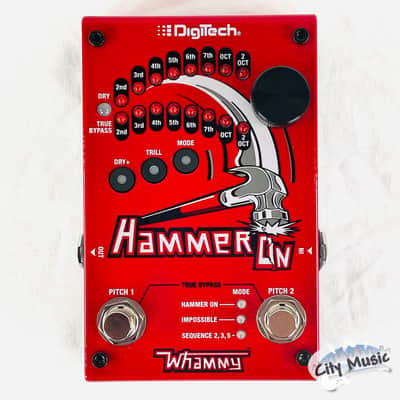 Used DigiTech HammerOn Instantaneous Pitch Shifter Guitar Effects Pedal Hammer On image 1
