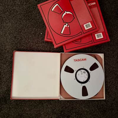1/2 Inch Metal Reel - Tascam Label - with Tape image 2