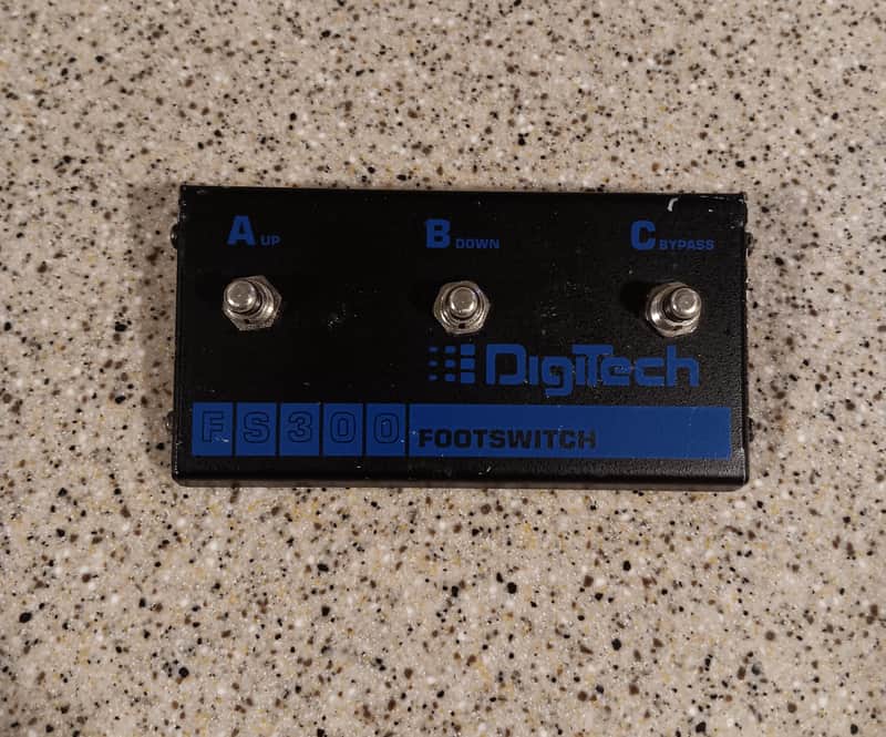 DigiTech FS300 3-Button Multi-Function Footswitch 2010s - Silver/Blue image 1