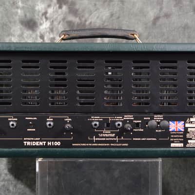 Trace Elliot Trident H100 100 watt 3 channel Tube Amp Head Vintage 90s w Factory Footswitch & FAST Shipping image 6