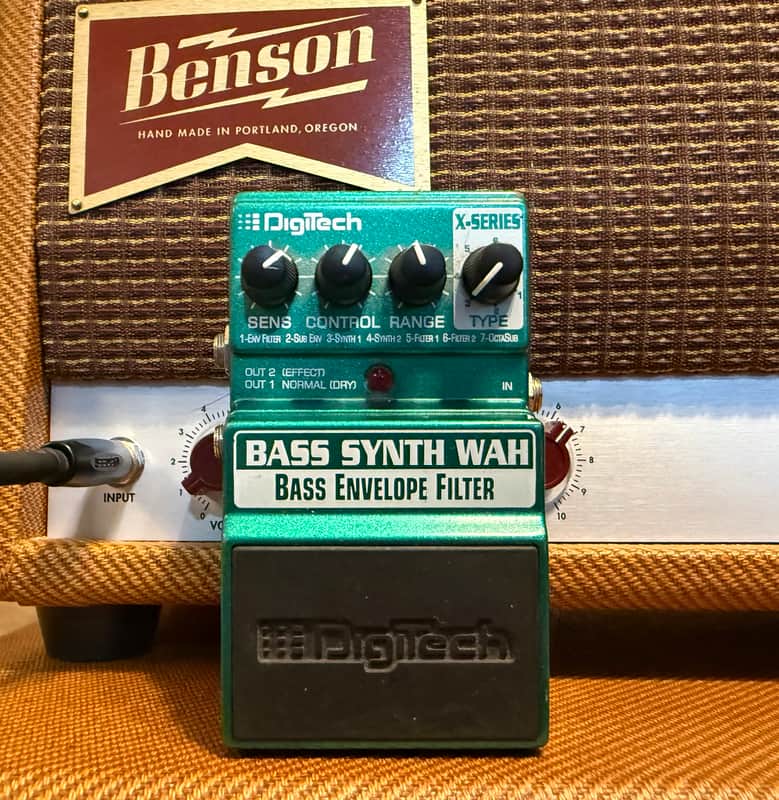DigiTech X-Series Bass Synth Wah Envelope Filter 2010s - Green