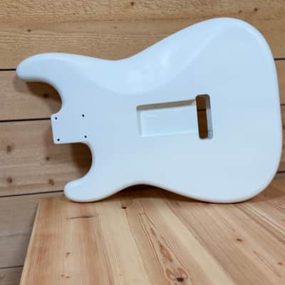 1912g Kohlin Guitars S-Type Roasted Pine replacement body Aged Nitro Relic Vintage olympic white Made in Sweden image 6