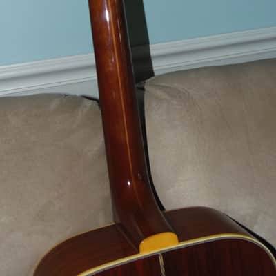 VERY RARE! 1976 Aria Pro II (Guild D50 copy)W/Pick-up*Solid Spruce top-Rosewood B&S*Matsumoku-Japan* image 10