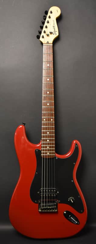 2002 Squier Bullet 20th Anniversary Affinity Stratocaster Red | Reverb