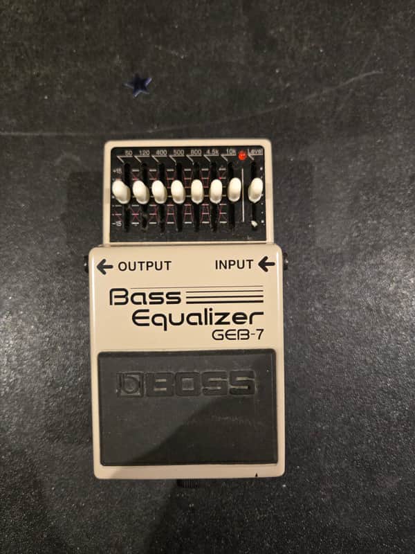 Boss GEB-7 Bass Equalizer (Silver Label) 1995 - Present - Gray image 1