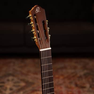 Ortega RCE133-7 Family Series Pro Solid Spruce Top Nato Neck Nylon 7-String Classical Acoustic-Electric Guitar w/Gig Bag image 23