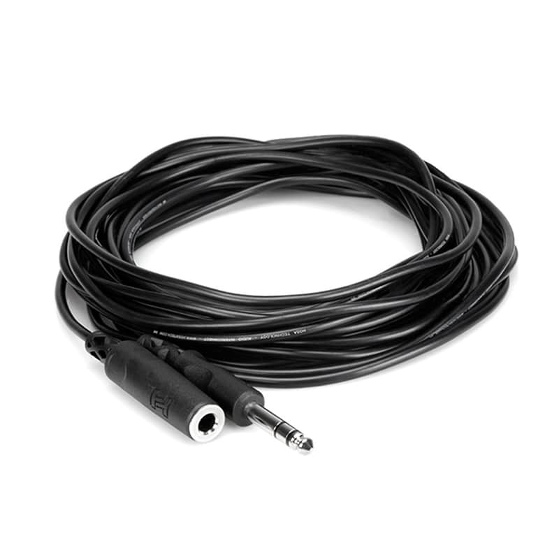 Hosa HPE325 HPE325 Straight 1/4" TRS Female to 1/4" TRS Male - 25' image 1