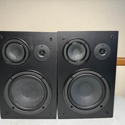 Yamaha NS-A638 Bookshelf Speakers HiFi Stereo Black Home Audio Budget Audiophile image 1