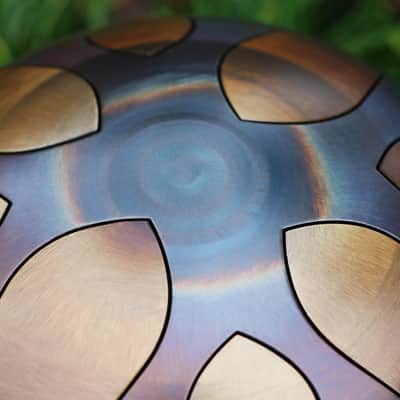 Sound Nest NEST DRUM 9"/22cm Steel Tongue Drum 2022 - Fire Finished image 4