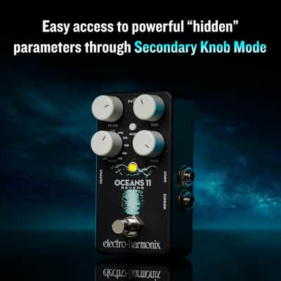 Electro Harmonix Oceans 11 Reverb Guitar Effects Pedal image 5