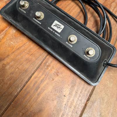 Peavey Mark IV 4 button Footswitch Amp Channel Selector - 1980's Black image 2