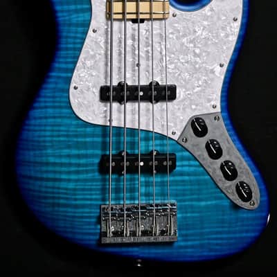 Sadowsky - NYC Deluxe Satin Series 5-21 - Oahu Blue Burst image 5