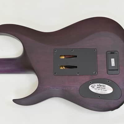 Schecter Banshee GT FR Guitar Satin Trans Purple B-Stock 3598 image 6