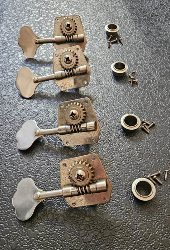 Pre-CBS 1958-1965 Original Reverse Tuners for Precision Bass and Jazz Bass image 1