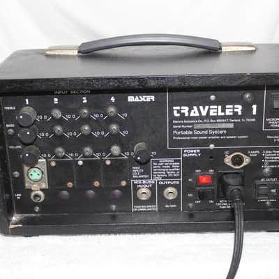 Electro Acoustics Co. Traveler 1 Portable Sound System aug25 #12 2000-present - wood image 1