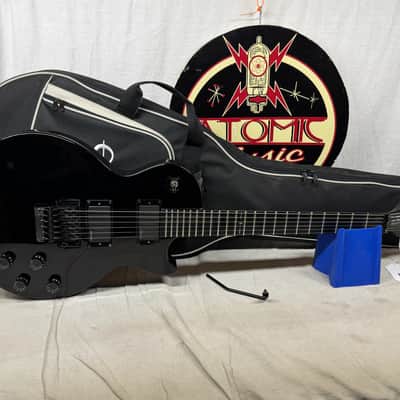 Epiphone Limited Edition Custom Shop Les Paul Nightfall with Gig Bag 2010 - Ebony / Black image 1
