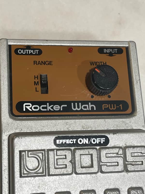 Boss PW-1 Rocker Wah 1979 - 1987 - Silver - Original Bag image 1
